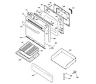 Hotpoint RGB740BEH1CT door & drawer parts diagram