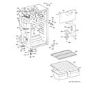 Hotpoint HTS15BCRFRWW cabinet diagram