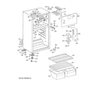 Hotpoint HTF15BBRFRWW cabinet diagram