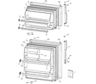 Hotpoint HTS16ABRFRWW doors diagram