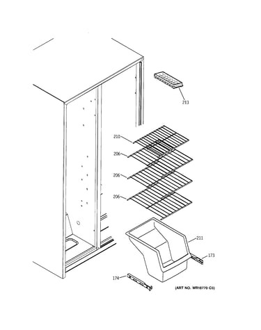 Freezer shelves