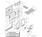 Hotpoint HTS22GBMBRCC freezer section diagram