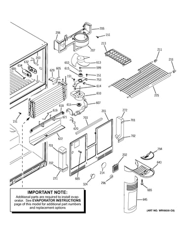 Freezer section