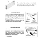 Hotpoint HTS22GBMBRWW evaporator instructions diagram