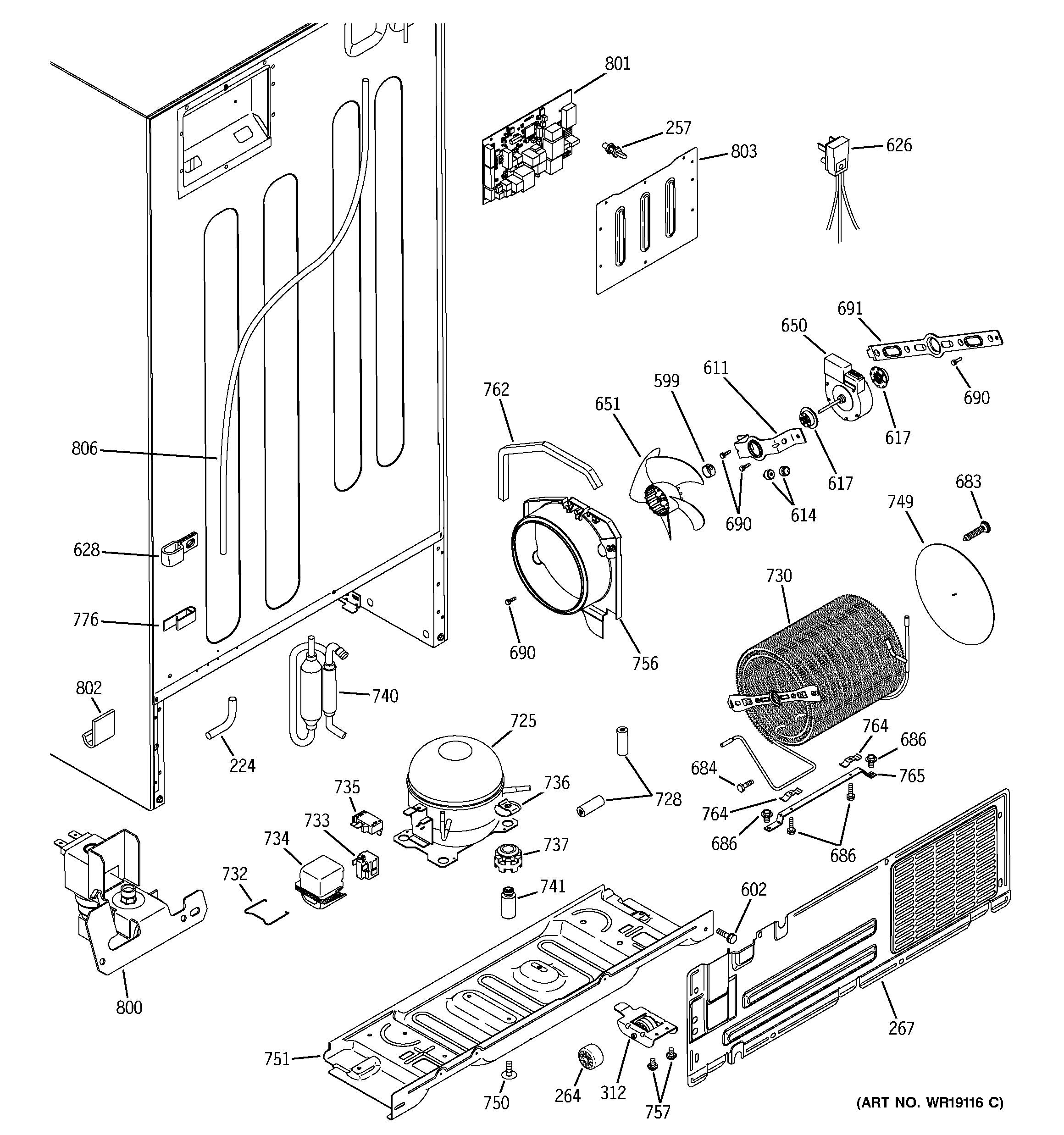 SEALED SYSTEM & MOTHER BOARD