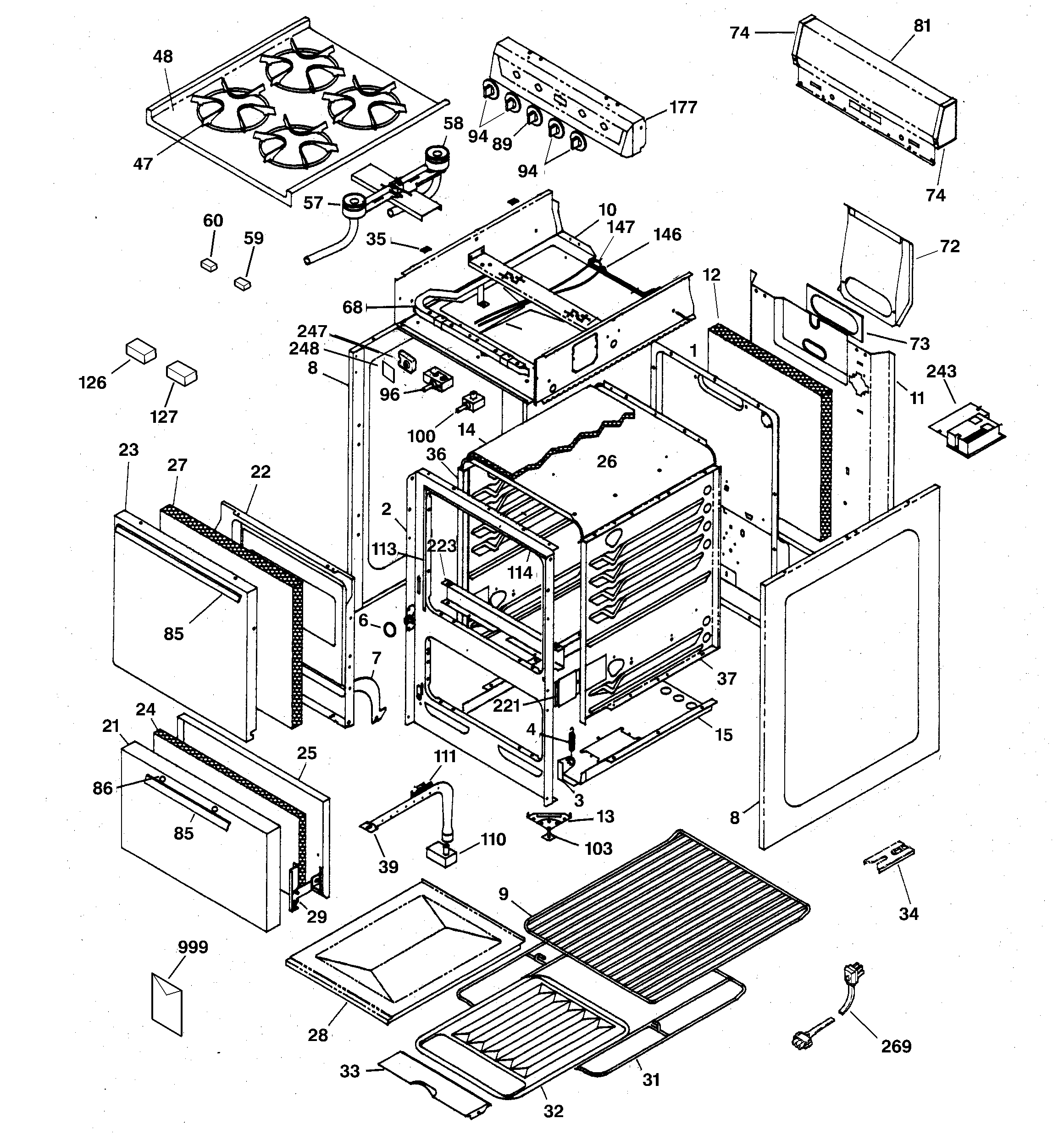 RANGE PARTS