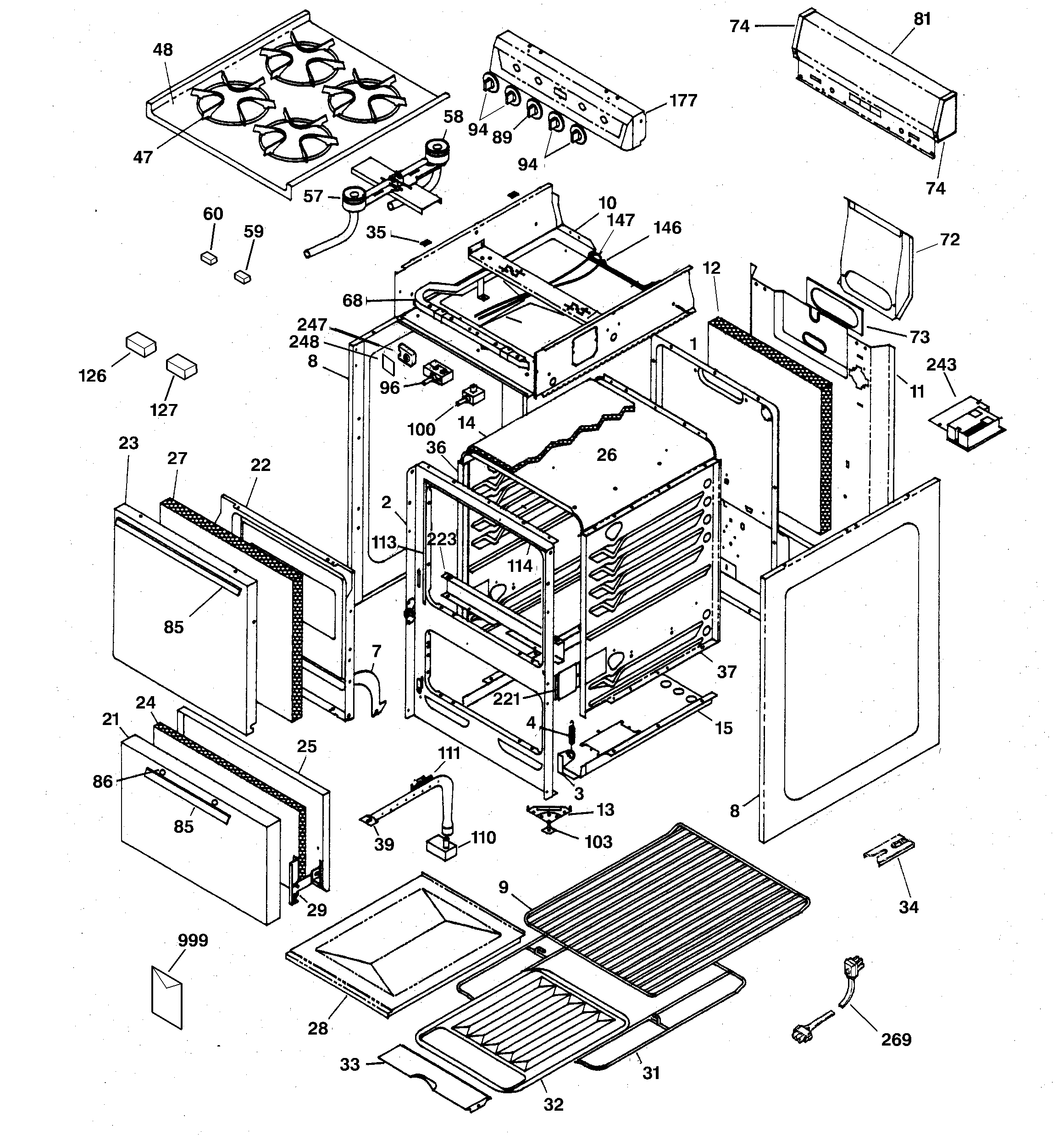 RANGE PARTS