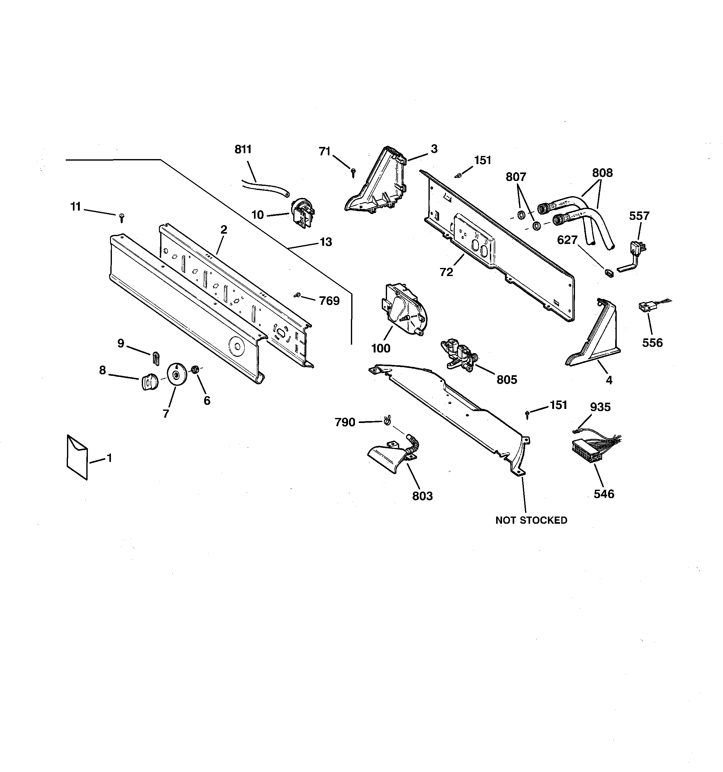 Controls & backsplash