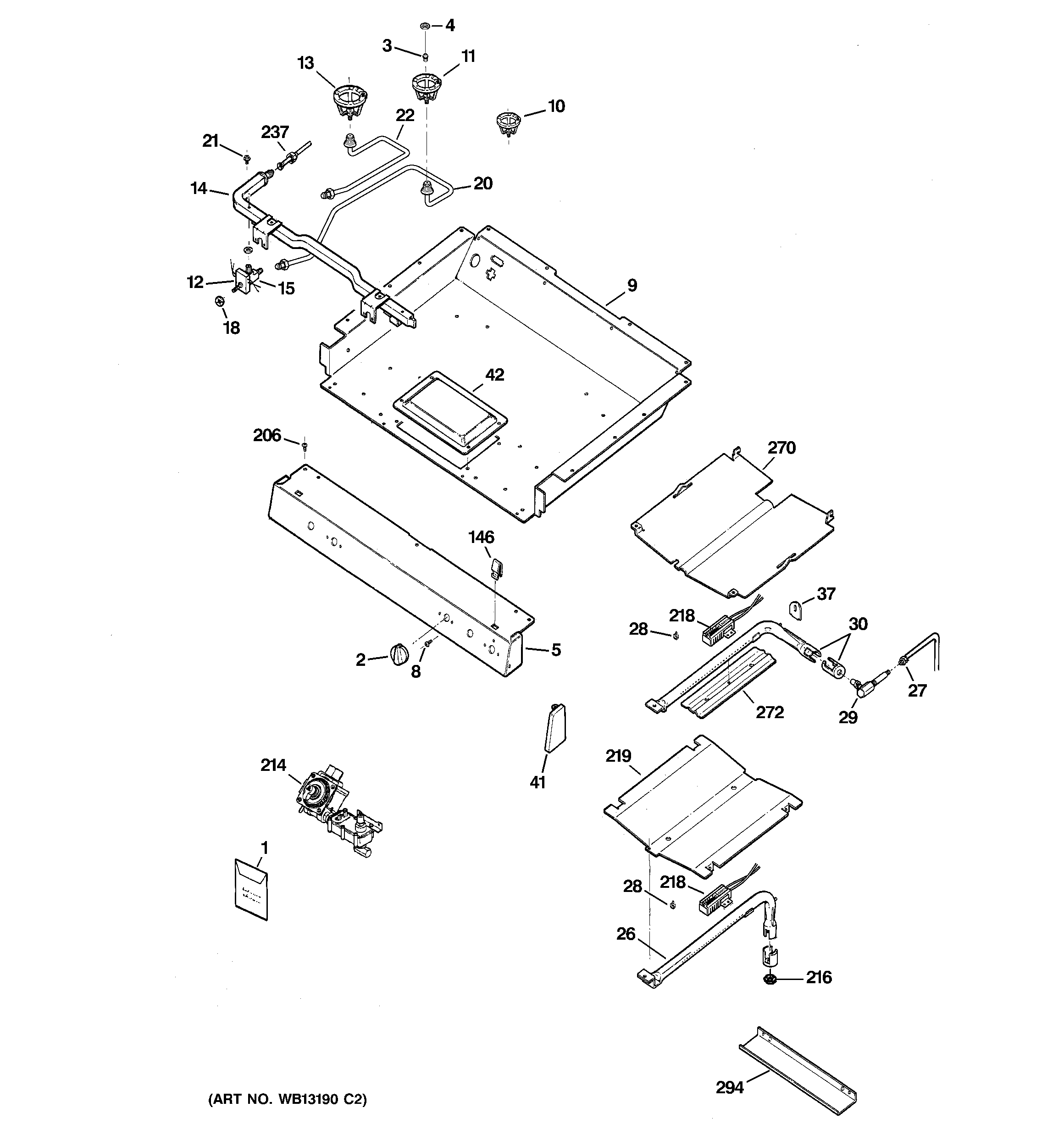 Gas & burner parts
