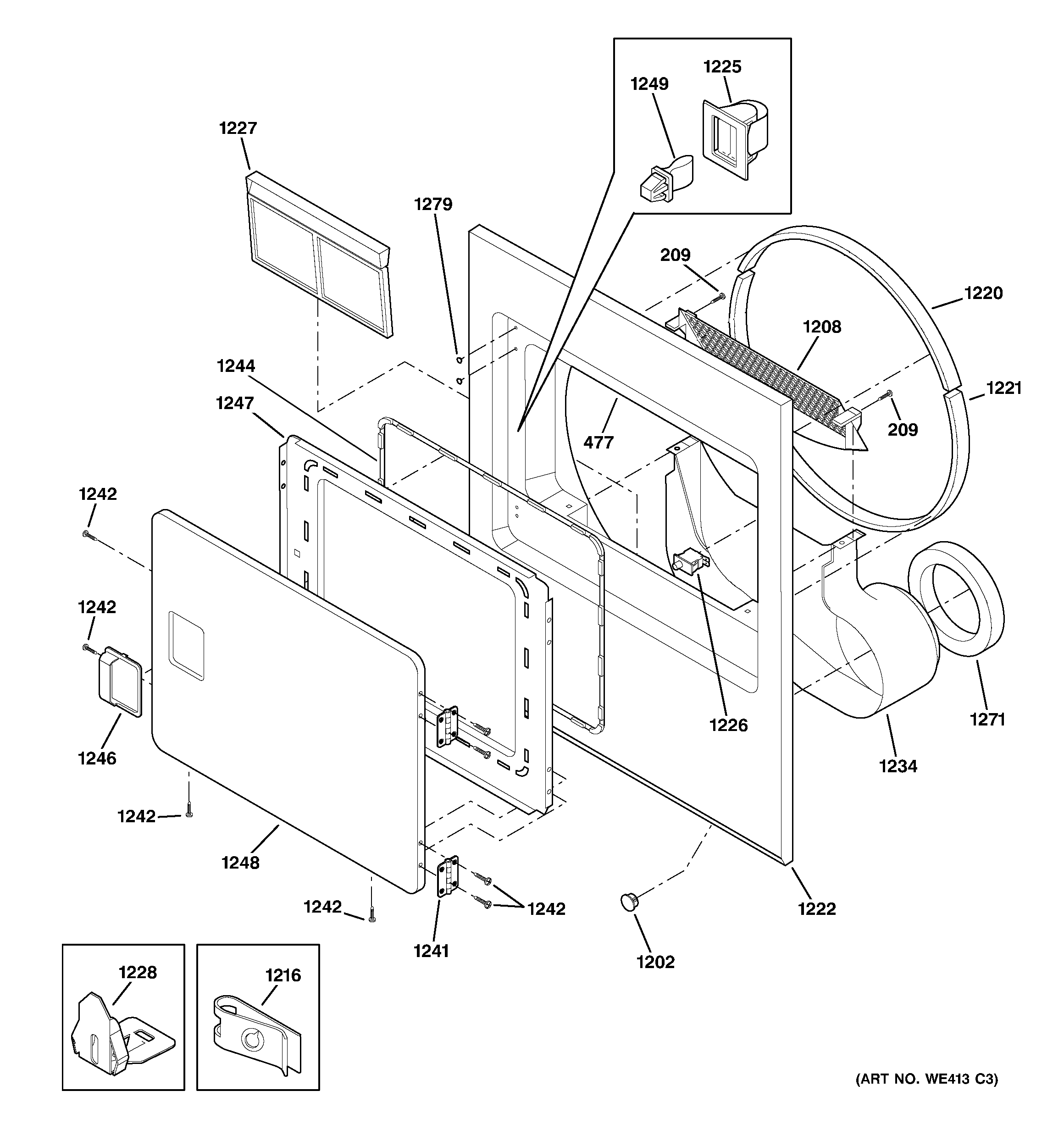 FRONT PANEL & DOOR