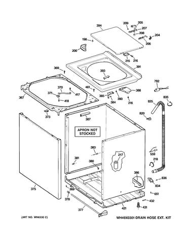 Cabinet, cover & front panel