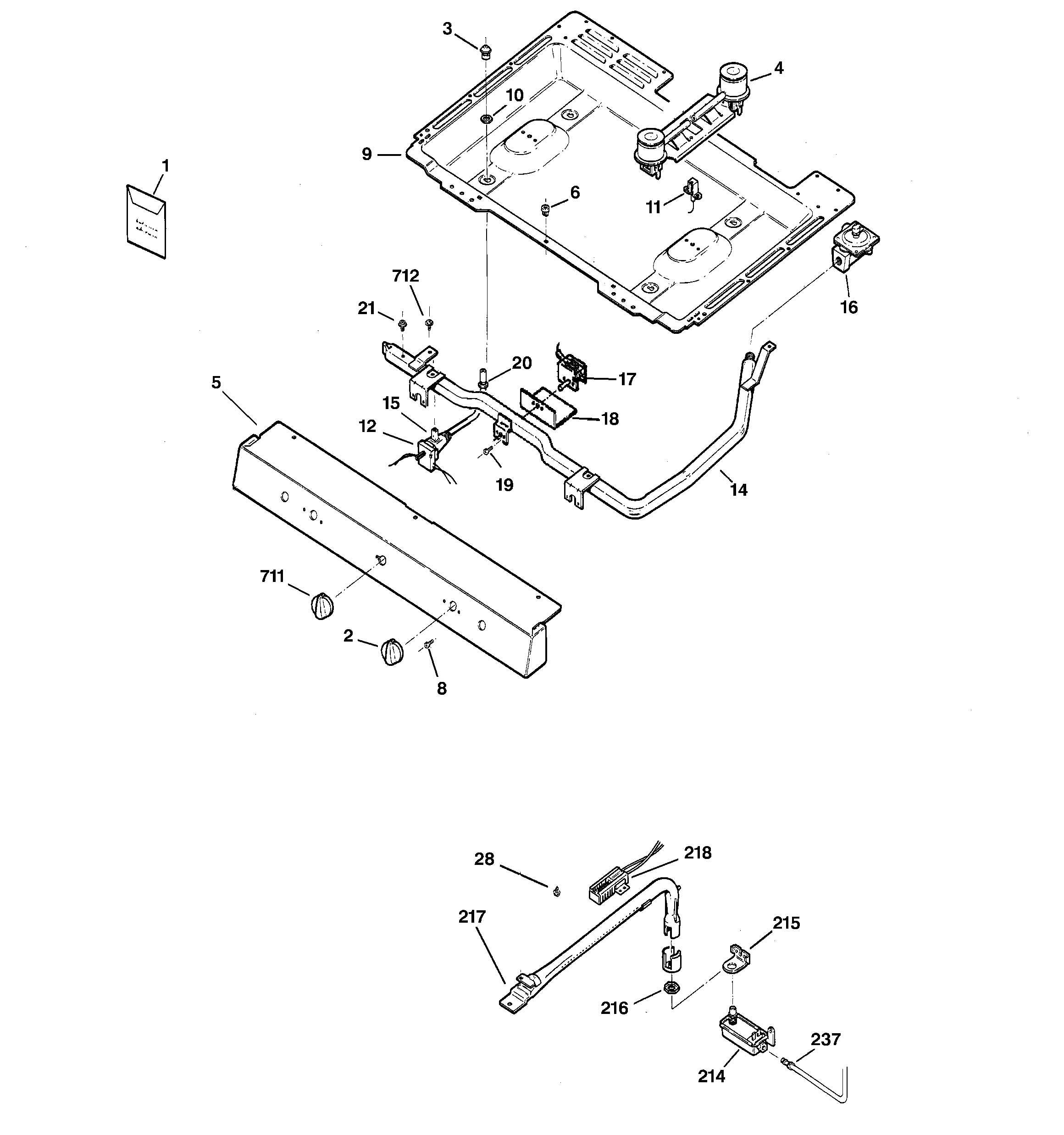 Gas & burner parts