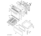 Hotpoint RB797BC1BB door & drawer parts diagram