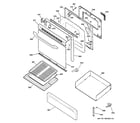 Hotpoint RGB740BEH4CT door & drawer parts diagram