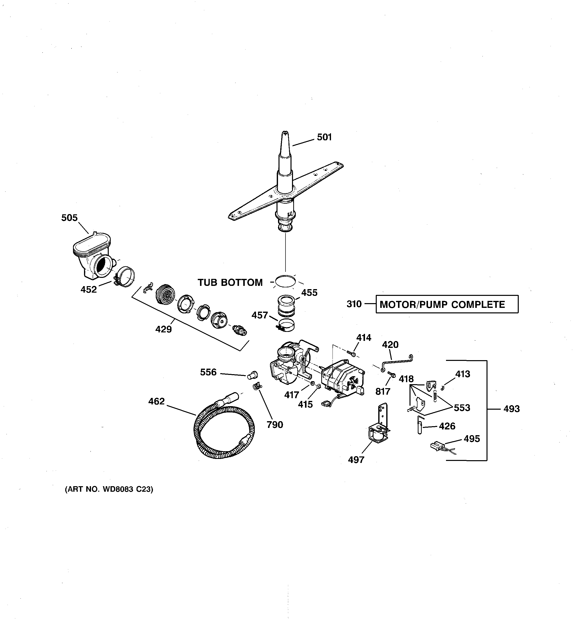 MOTOR-PUMP MECHANISM