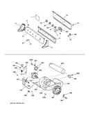 Backsplash, blower & motor assembly