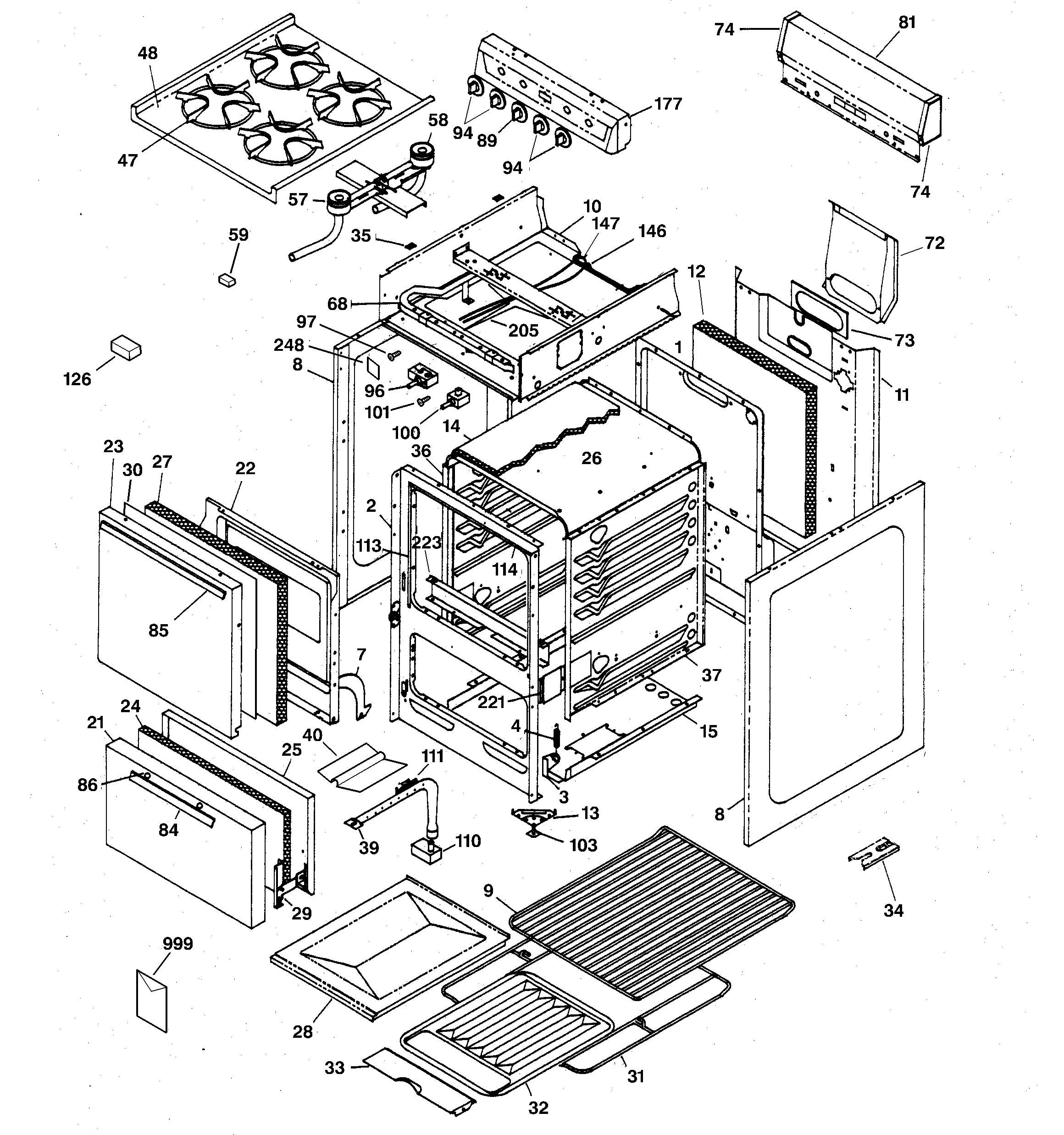 RANGE PARTS