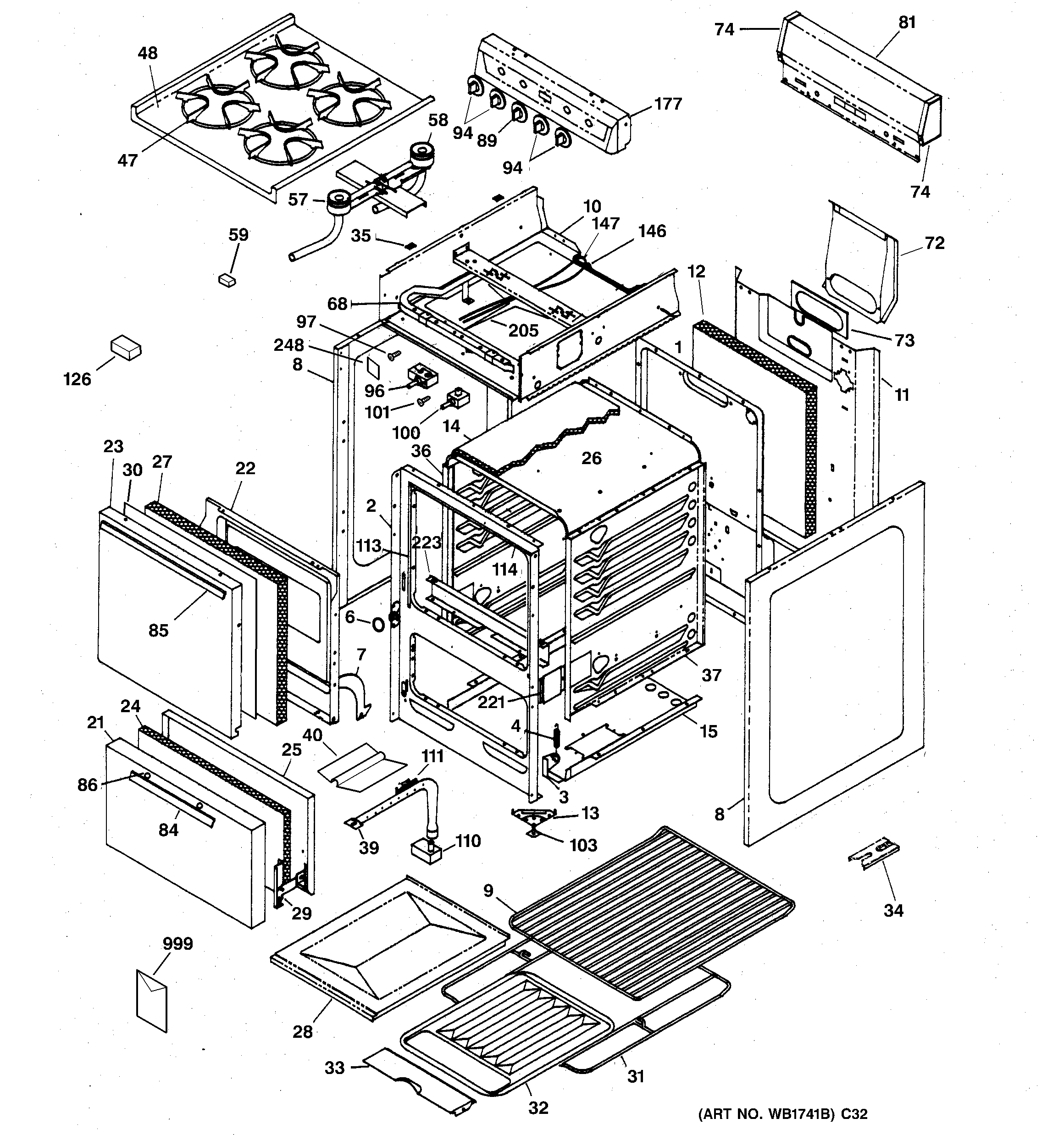 RANGE PARTS