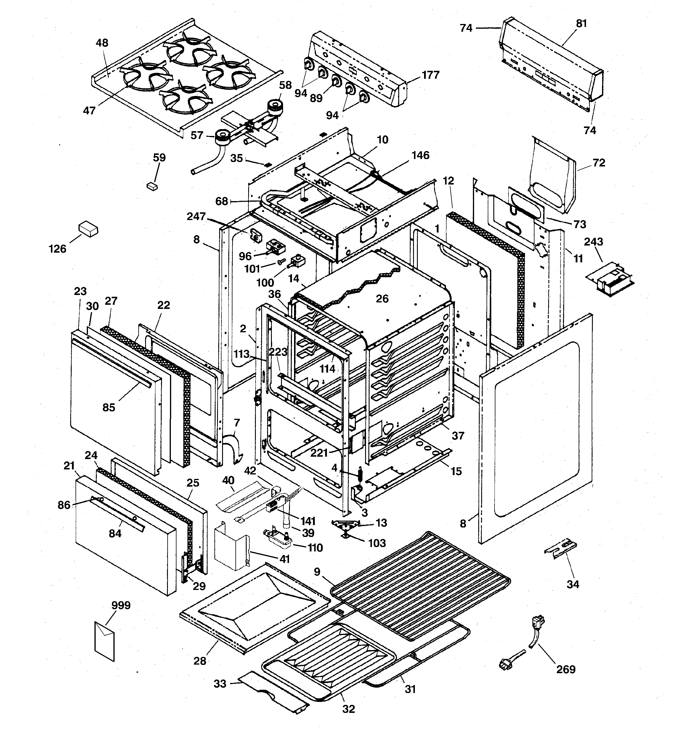 RANGE PARTS