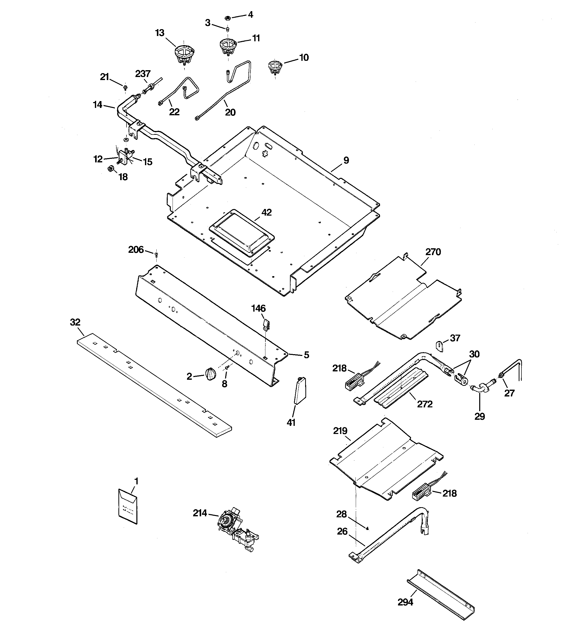 Gas & burner parts