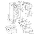 Hotpoint HTS18GBSARWW cabinet diagram