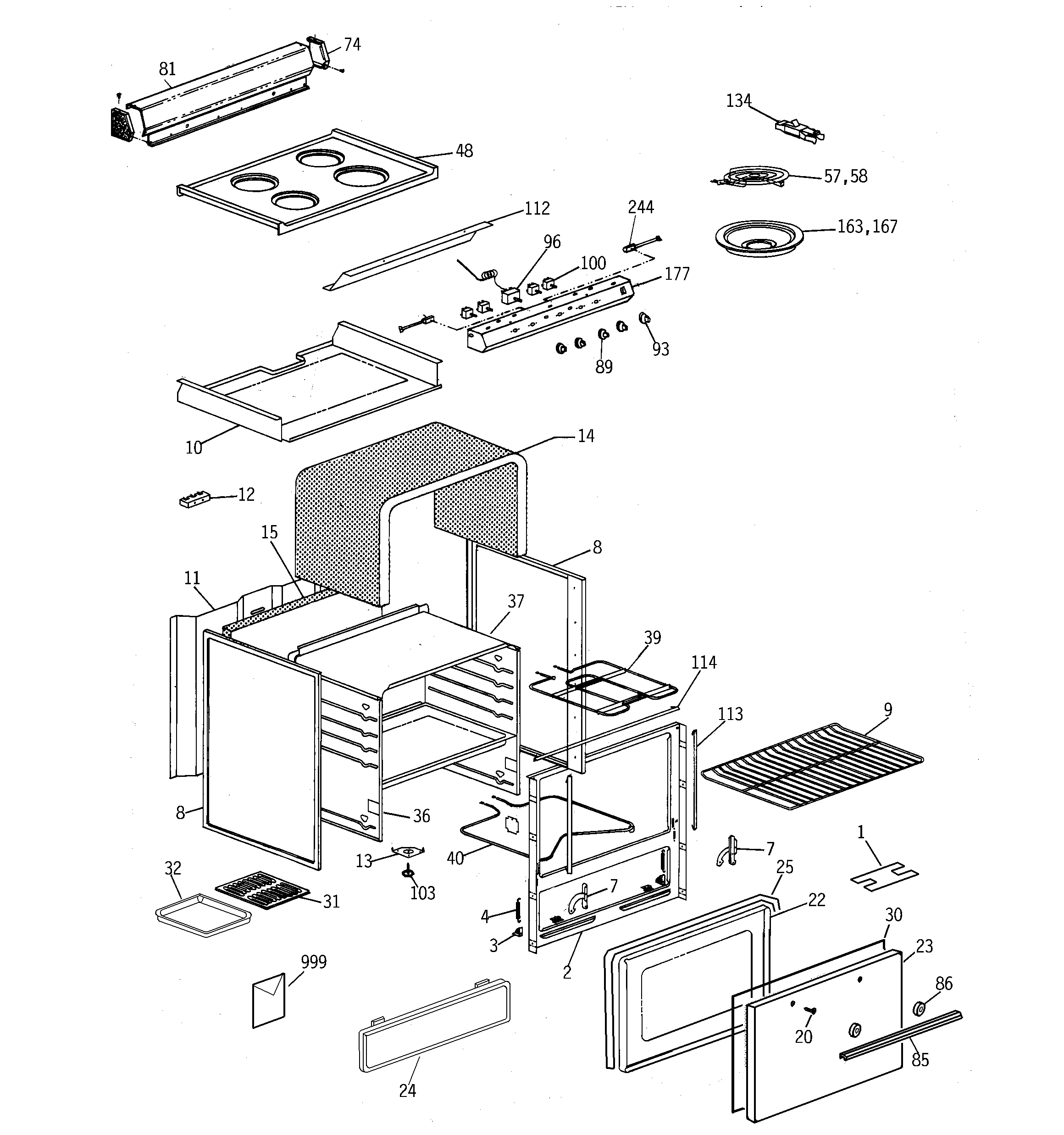 RANGE PARTS