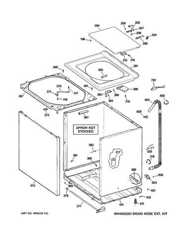 Cabinet, cover & front panel