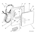 Hotpoint NVLR223EF0WO front panel & door diagram