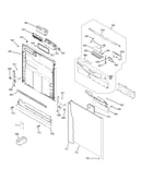 Escutcheon & door assembly