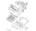 Hotpoint RB800SJ3SA door & drawer parts diagram