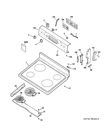 Control panel & cooktop