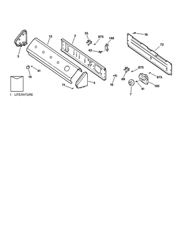 Backsplash assembly