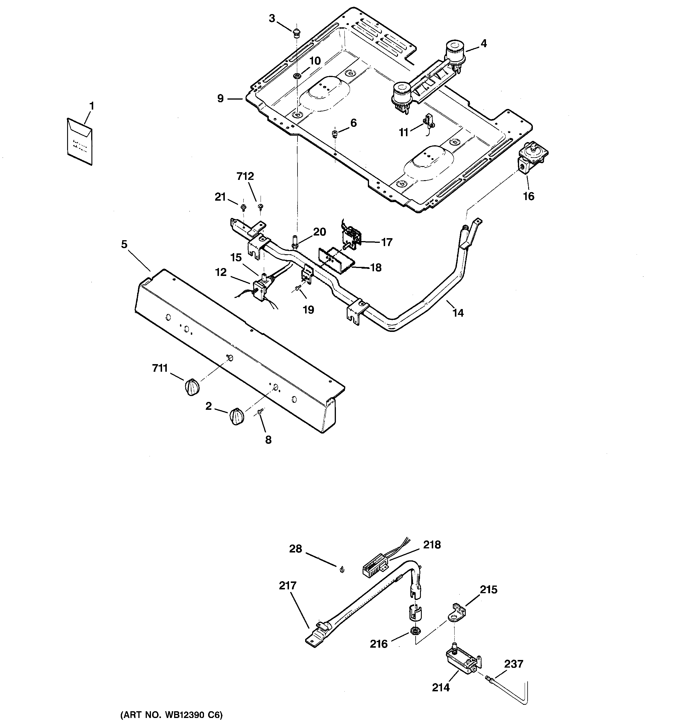 Gas & burner parts