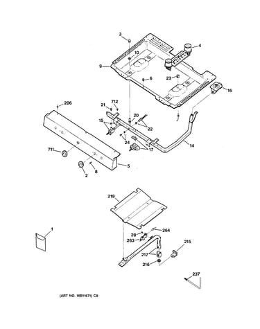 Gas & burner parts