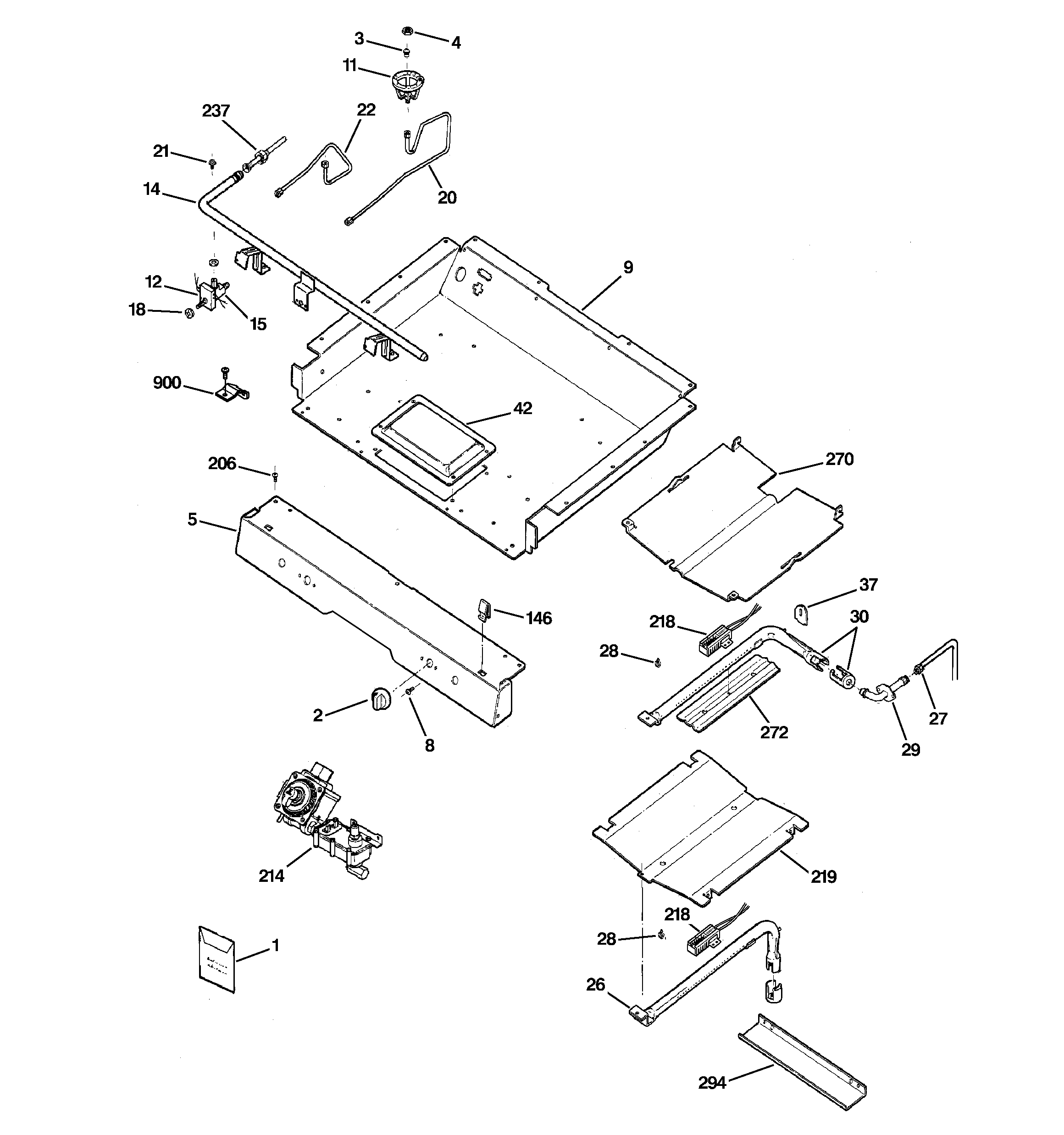 Gas & burner parts