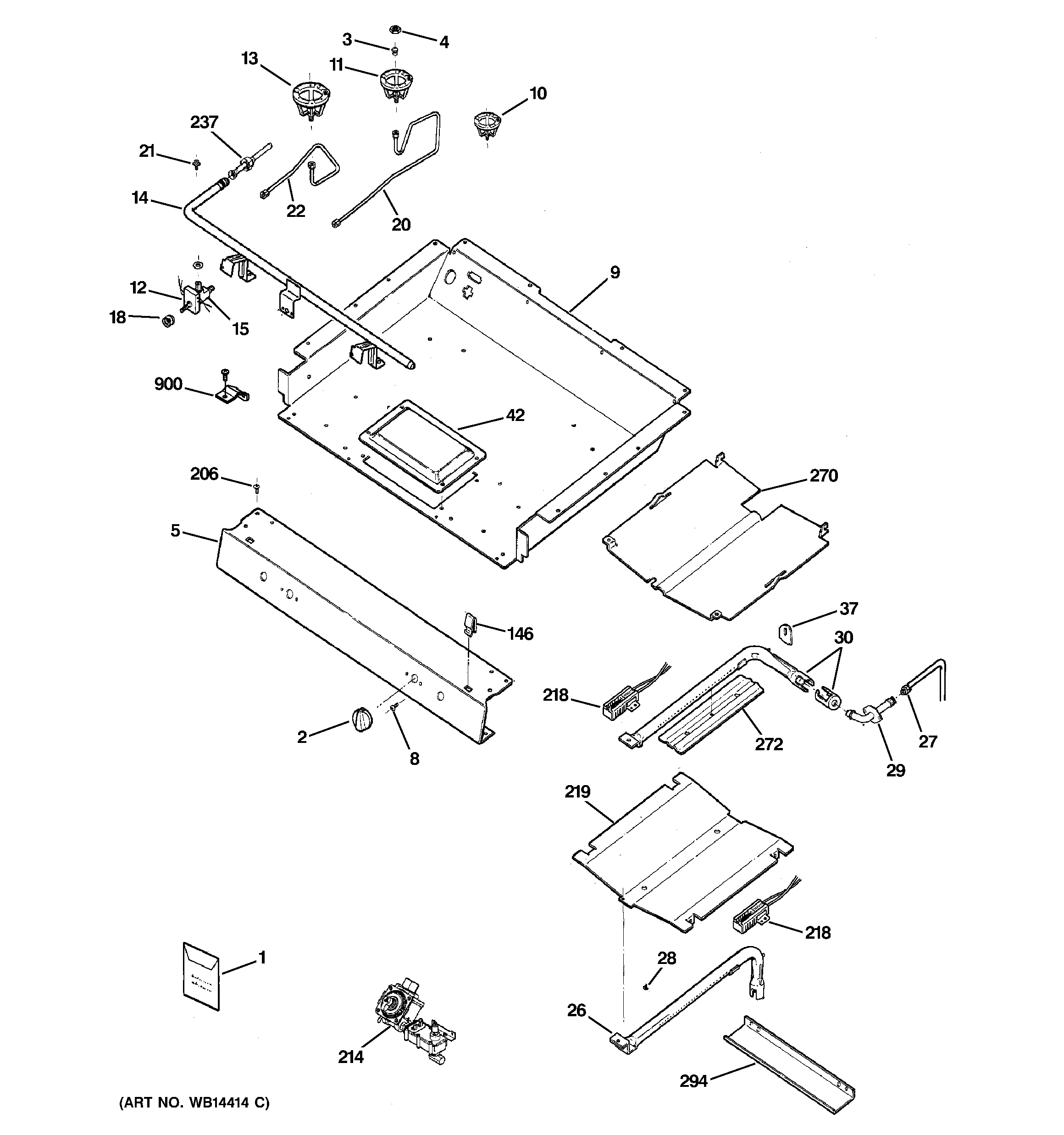 Gas & burner parts