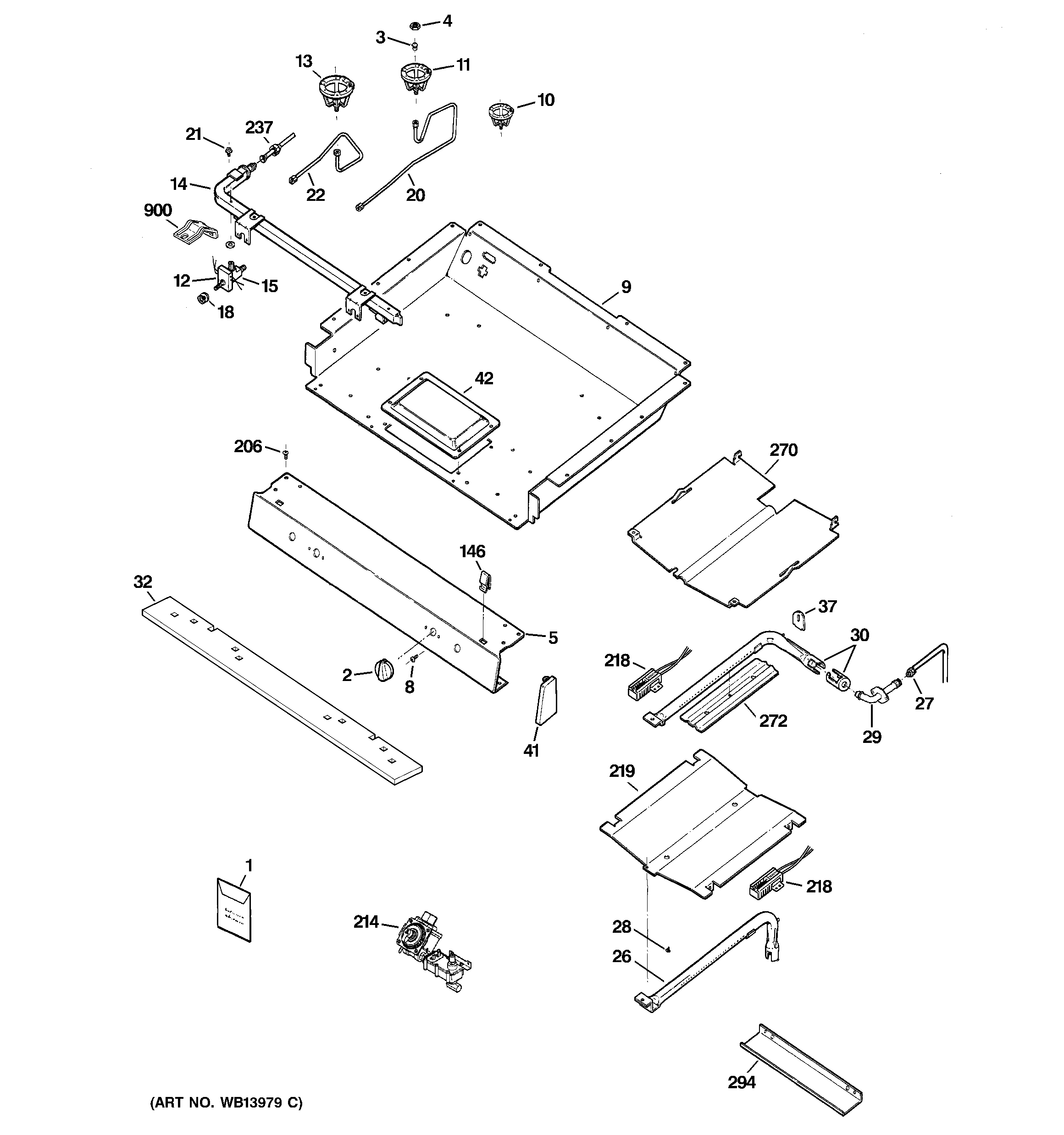 Gas & burner parts