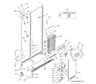 Hotpoint HSH25IFTFWW freezer section diagram