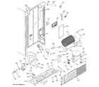 Hotpoint HSM22IFTCSA sealed system & mother board diagram