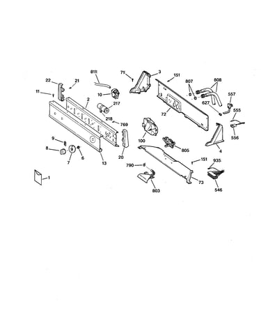 Controls & backsplash