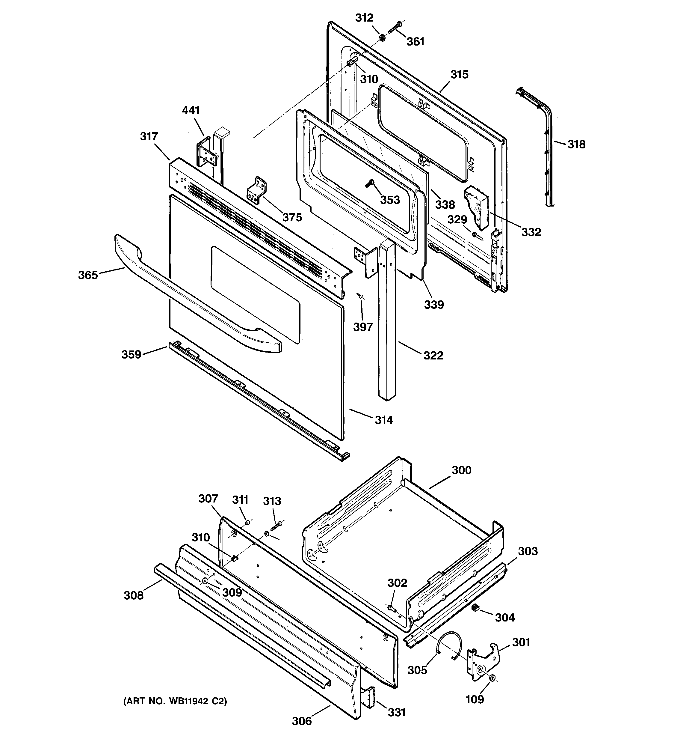 Door & drawer parts