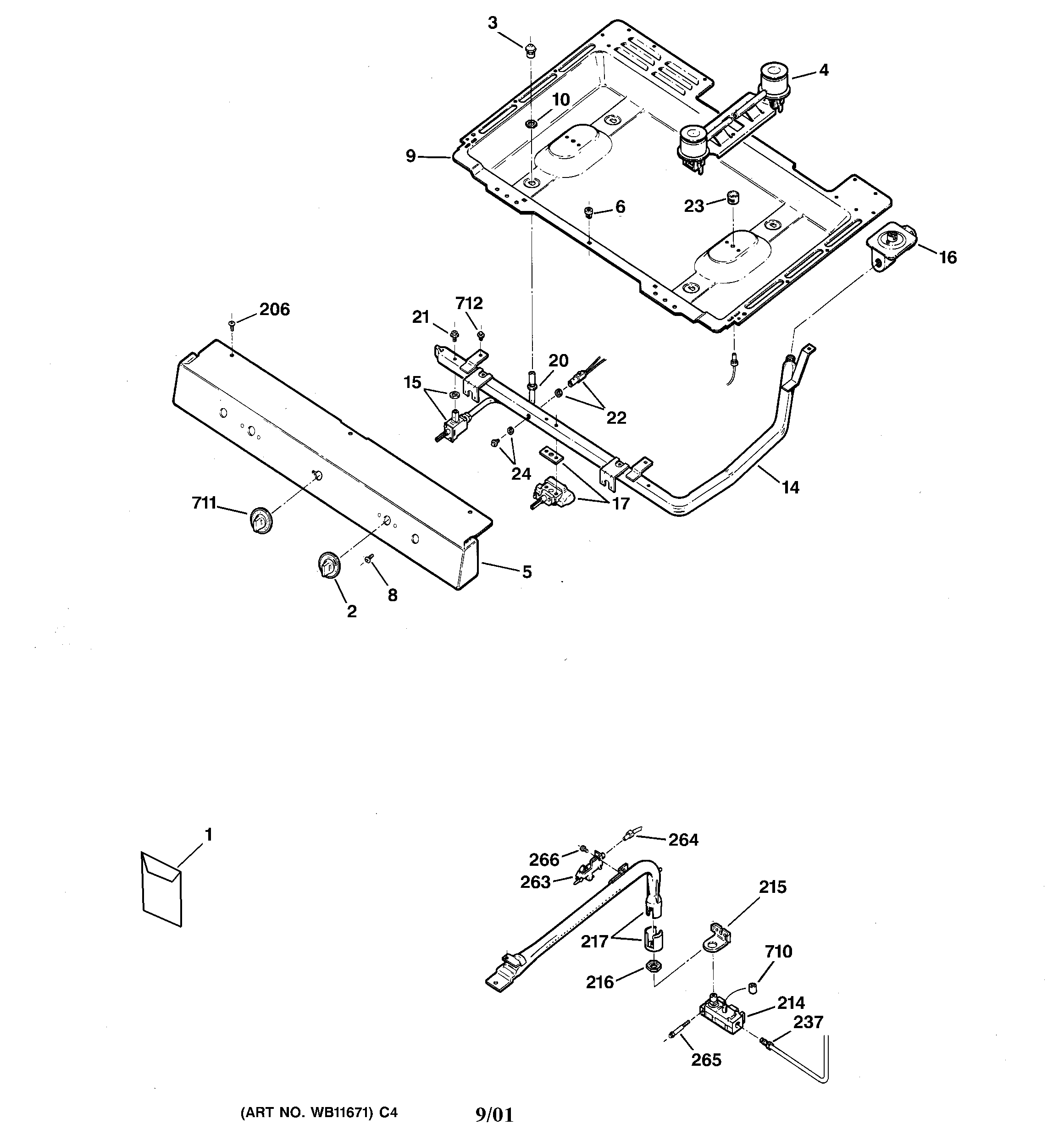 Gas & burner parts