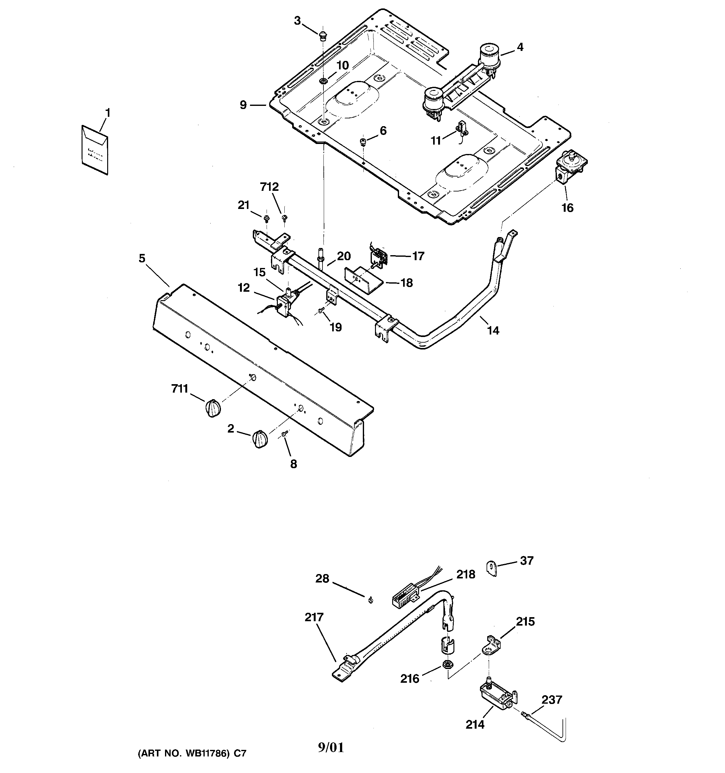 Gas & burner parts