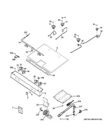 Gas & burner parts