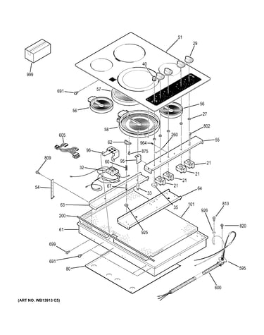 Control panel & cooktop