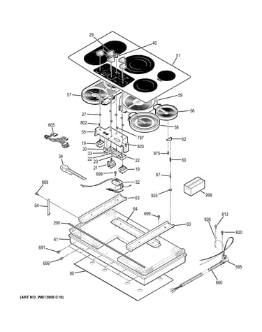 Control panel & cooktop