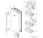 GE DFE29JSDHSS fresh food door diagram