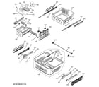 GE DFE29JSDHSS freezer shelves diagram