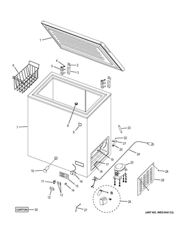 Freezer parts