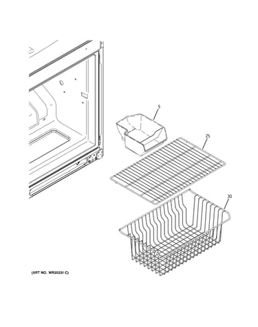 Freezer shelves